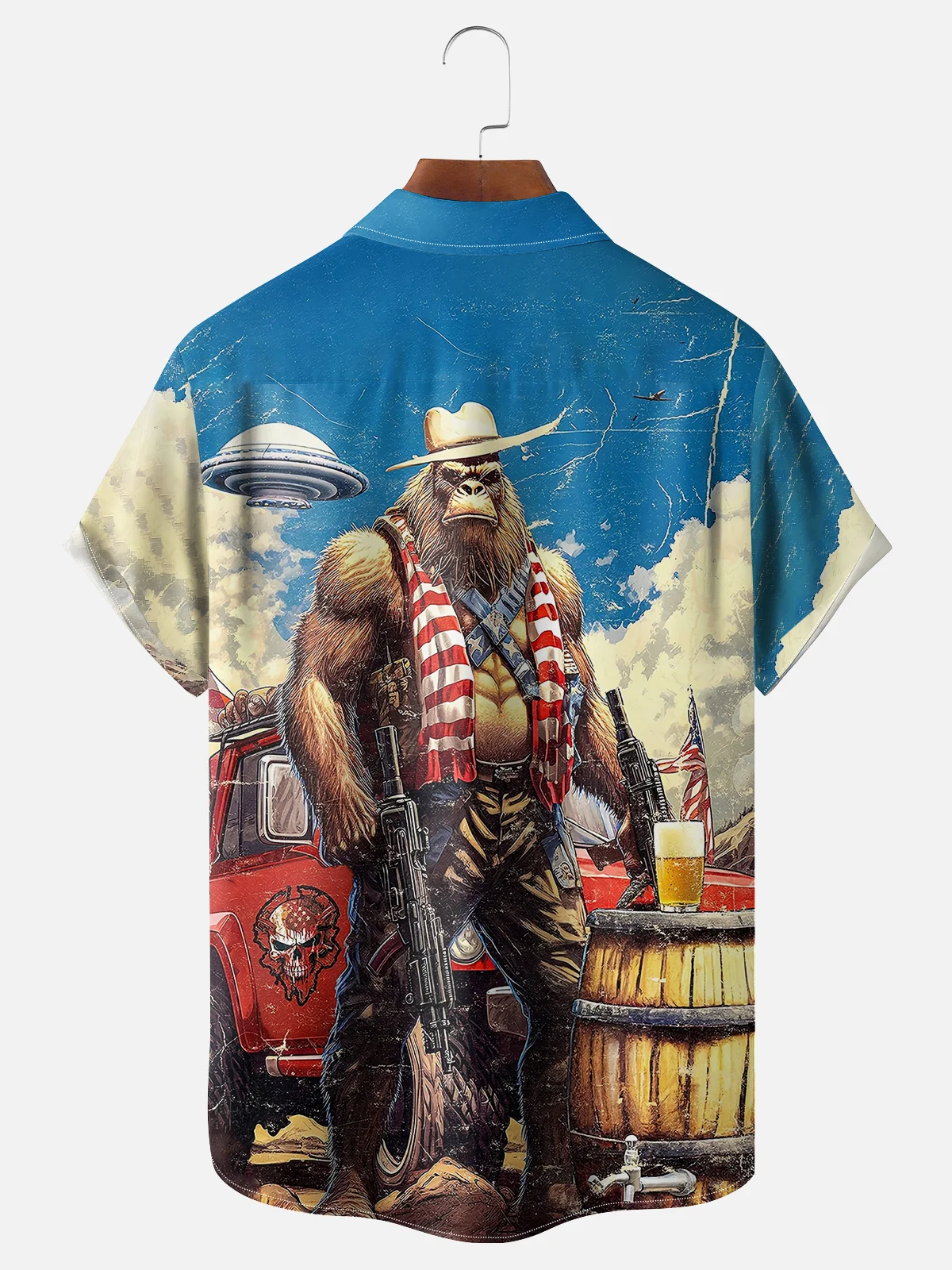 Men's Funny Graphic Short Sleeve Shirt