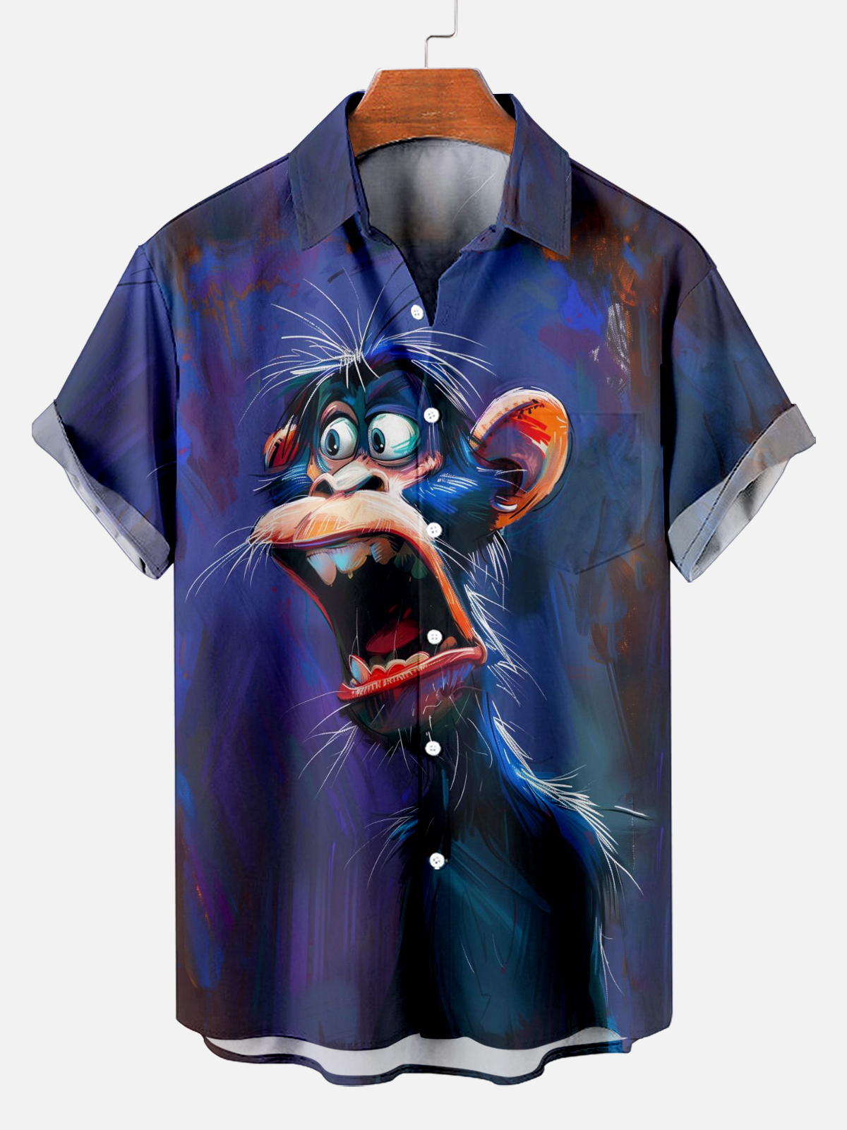 Retro Fun Orangutan Short Sleeve Shirt