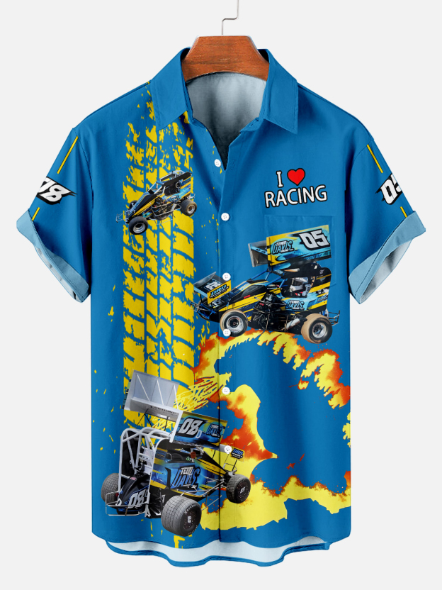 [Copy]Men's Vintage Witch Oil Painting Art Halloween Short Sleeve Shirt