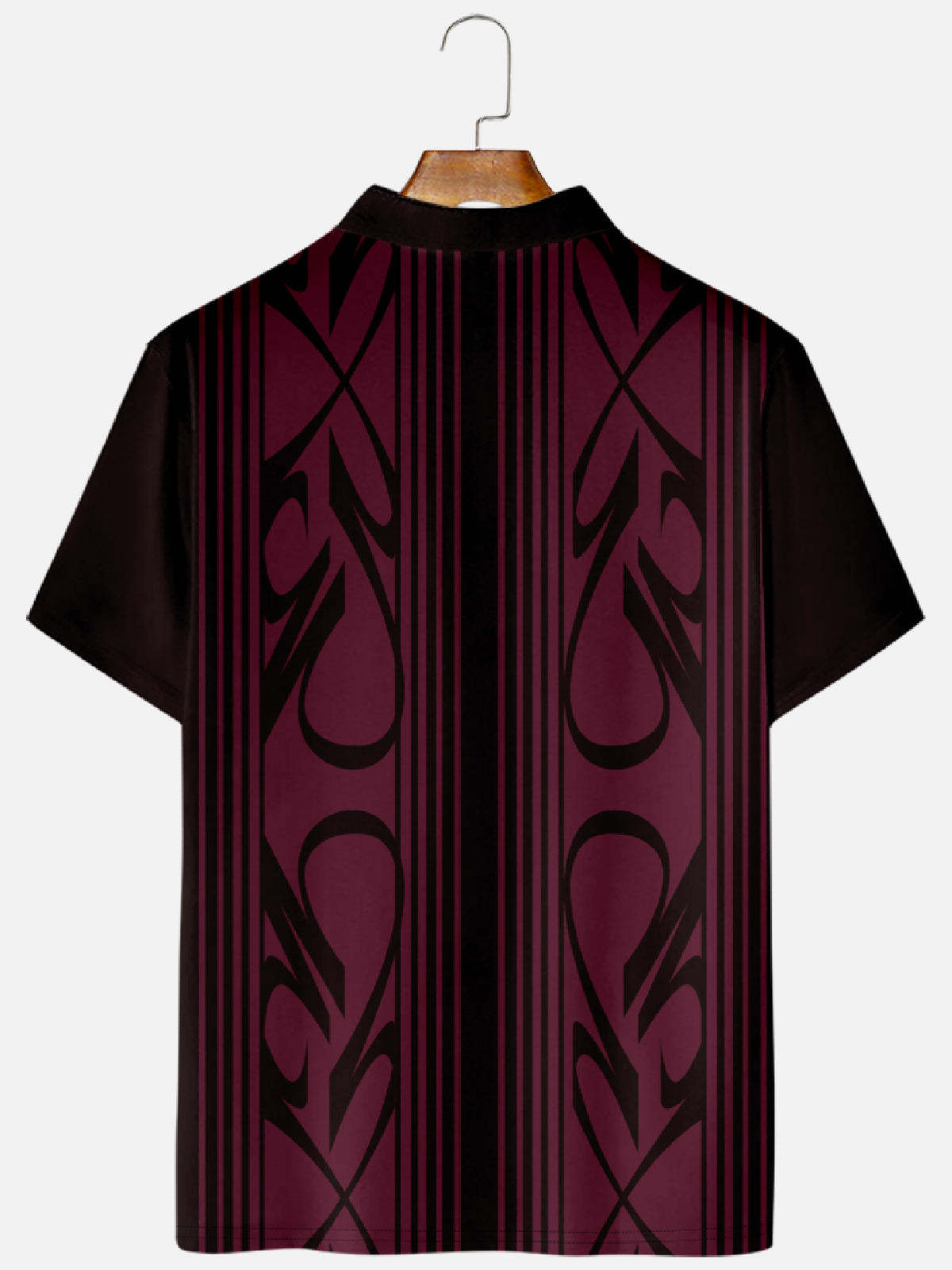 Men's Pinstripe Inspired Hot Rod Basic Every Day Polo Shirt