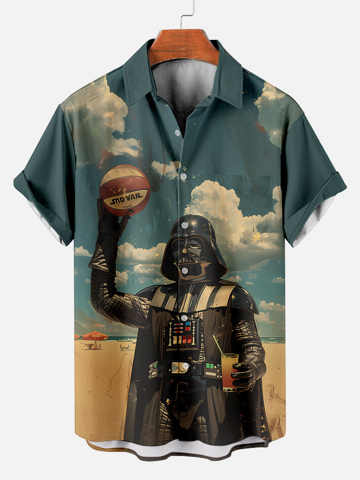 [Copy]Men's Vintage Witch Oil Painting Art Halloween Short Sleeve Shirt