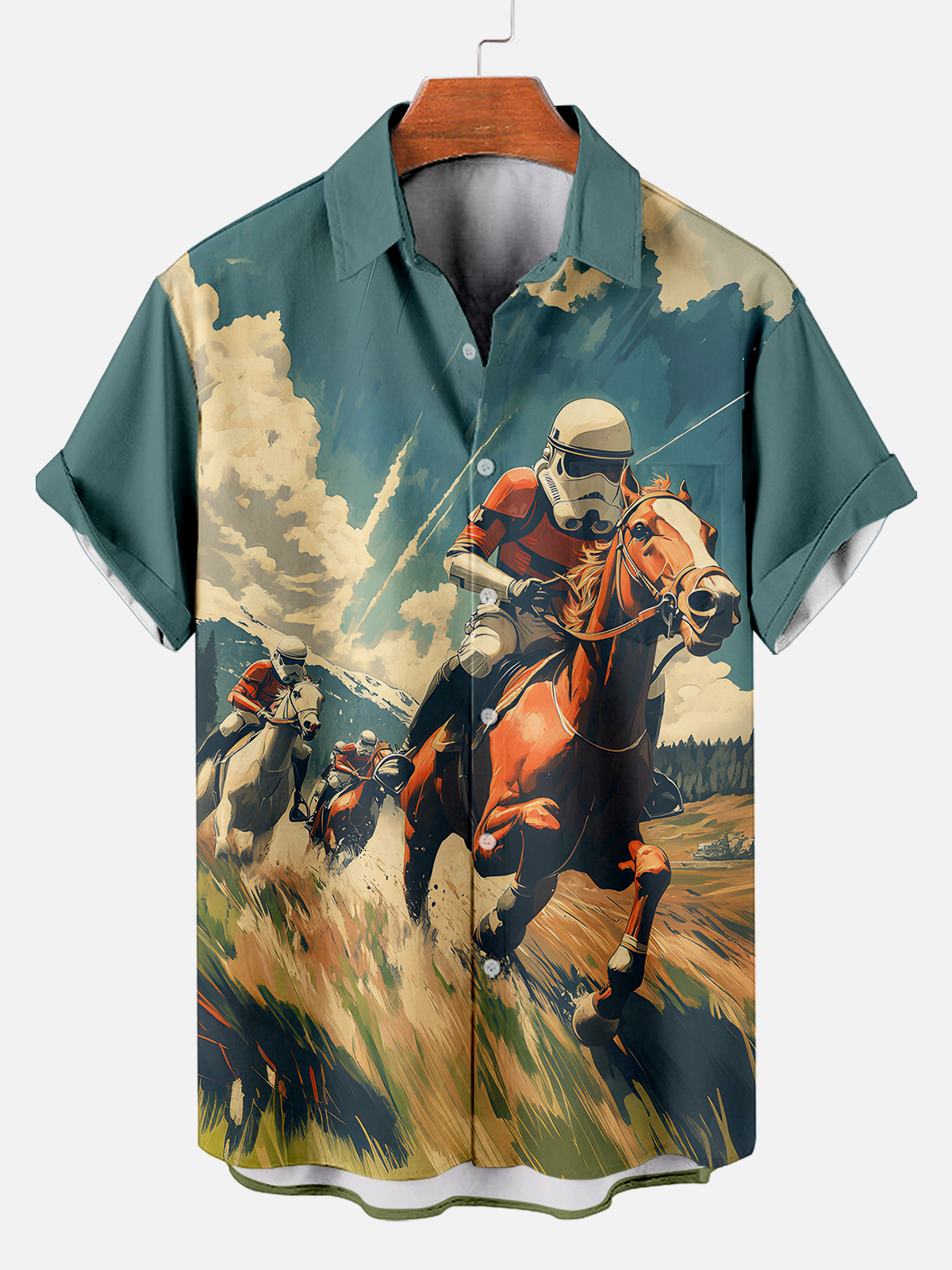 Men's Classic Movie Graphic Short Sleeve Shirt
