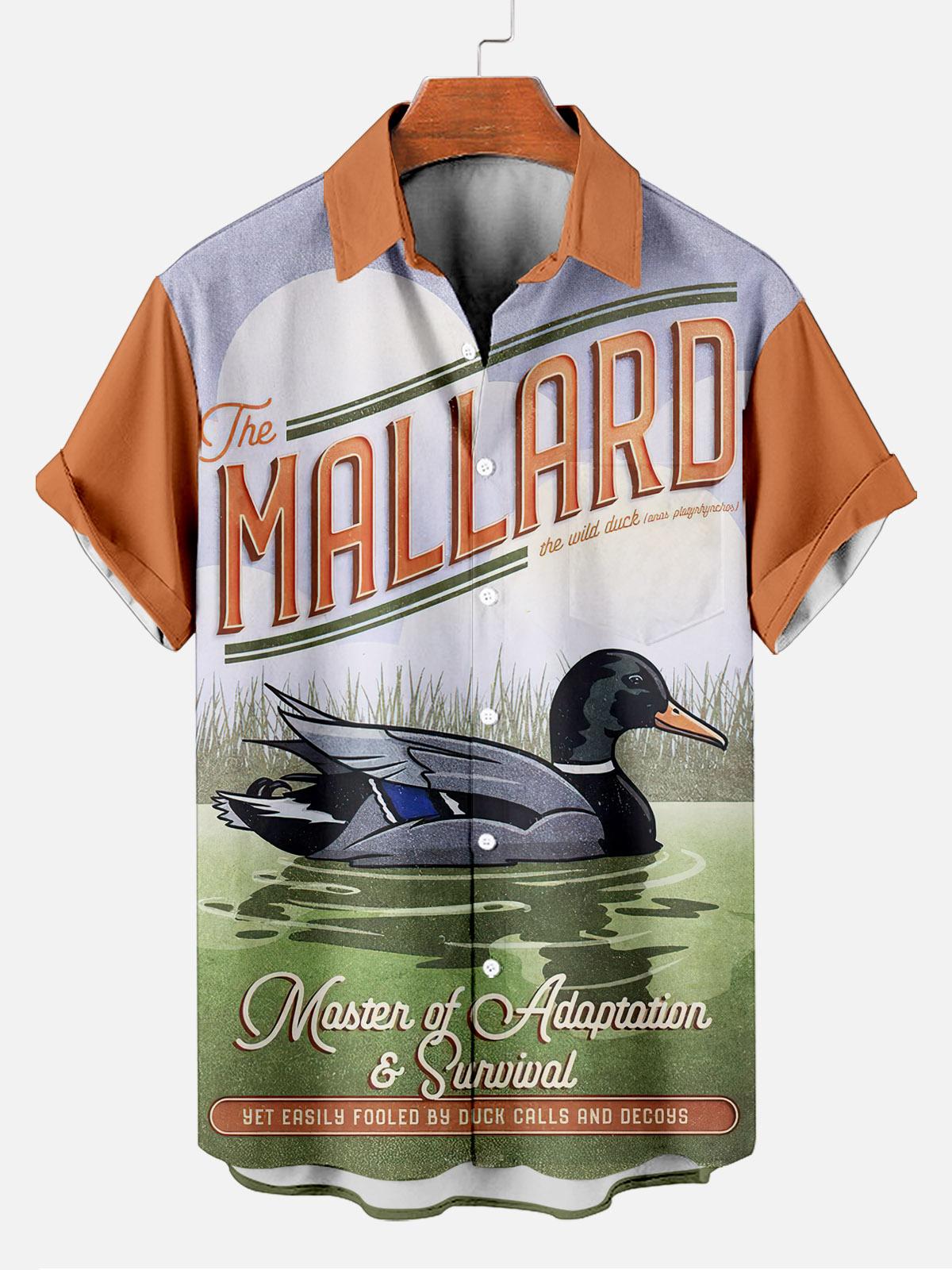 Vintage Magazine pattern short sleeved shirt