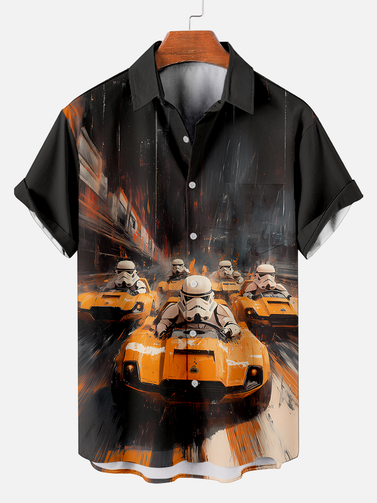 Men's Classic Movie Graphic Short Sleeve Shirt