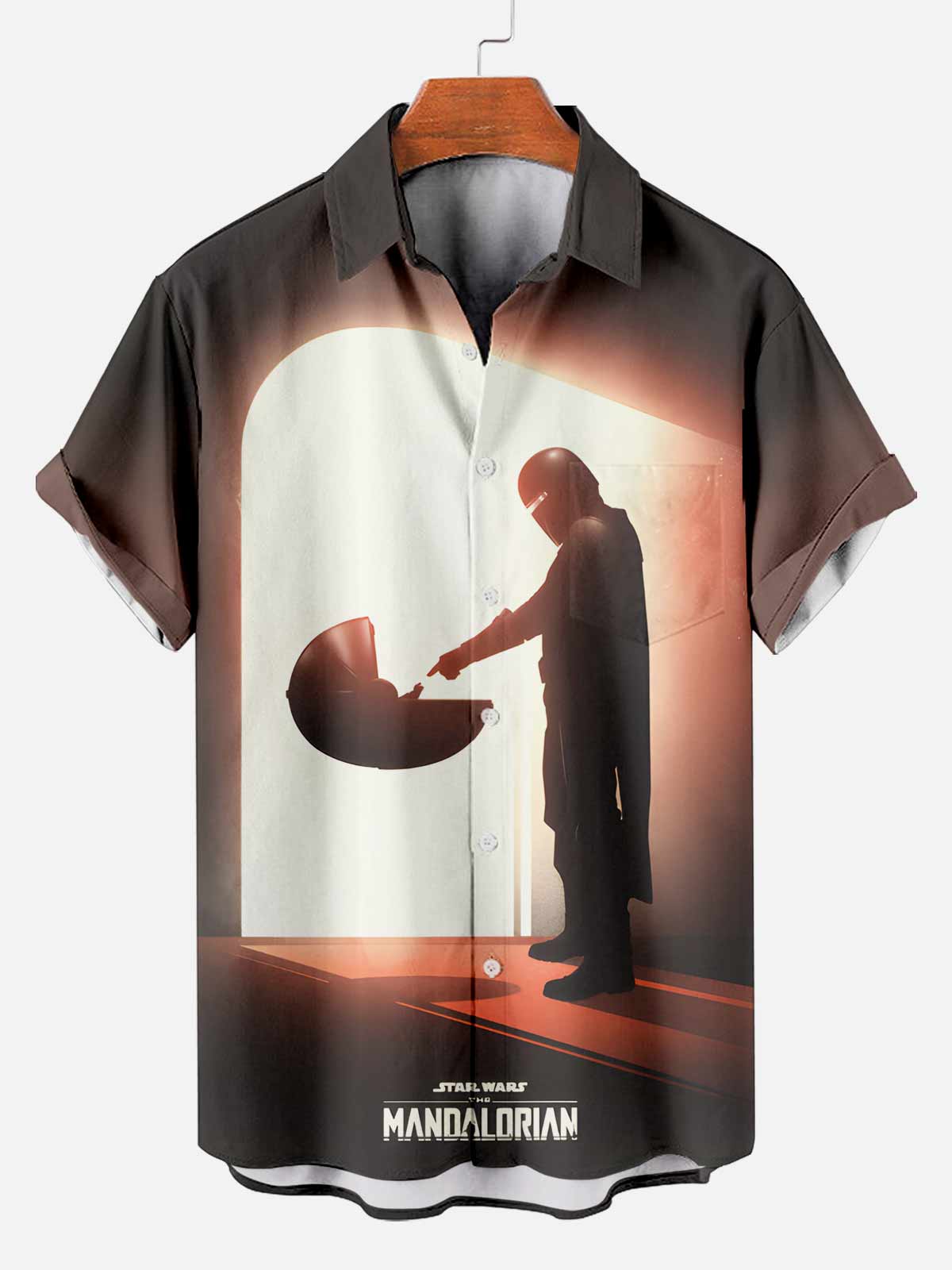 [Copy]Men's Vintage Witch Oil Painting Art Halloween Short Sleeve Shirt
