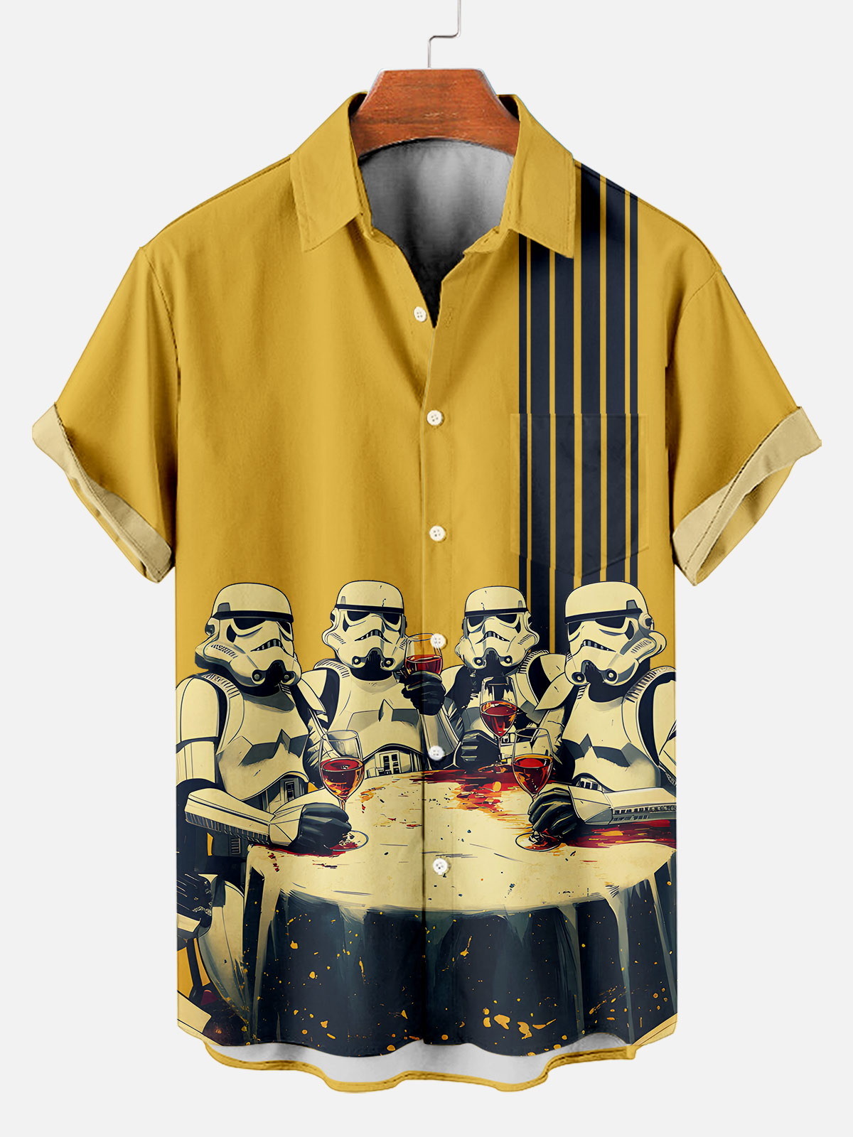 Men's Classic Movie Graphic Short Sleeve Shirt