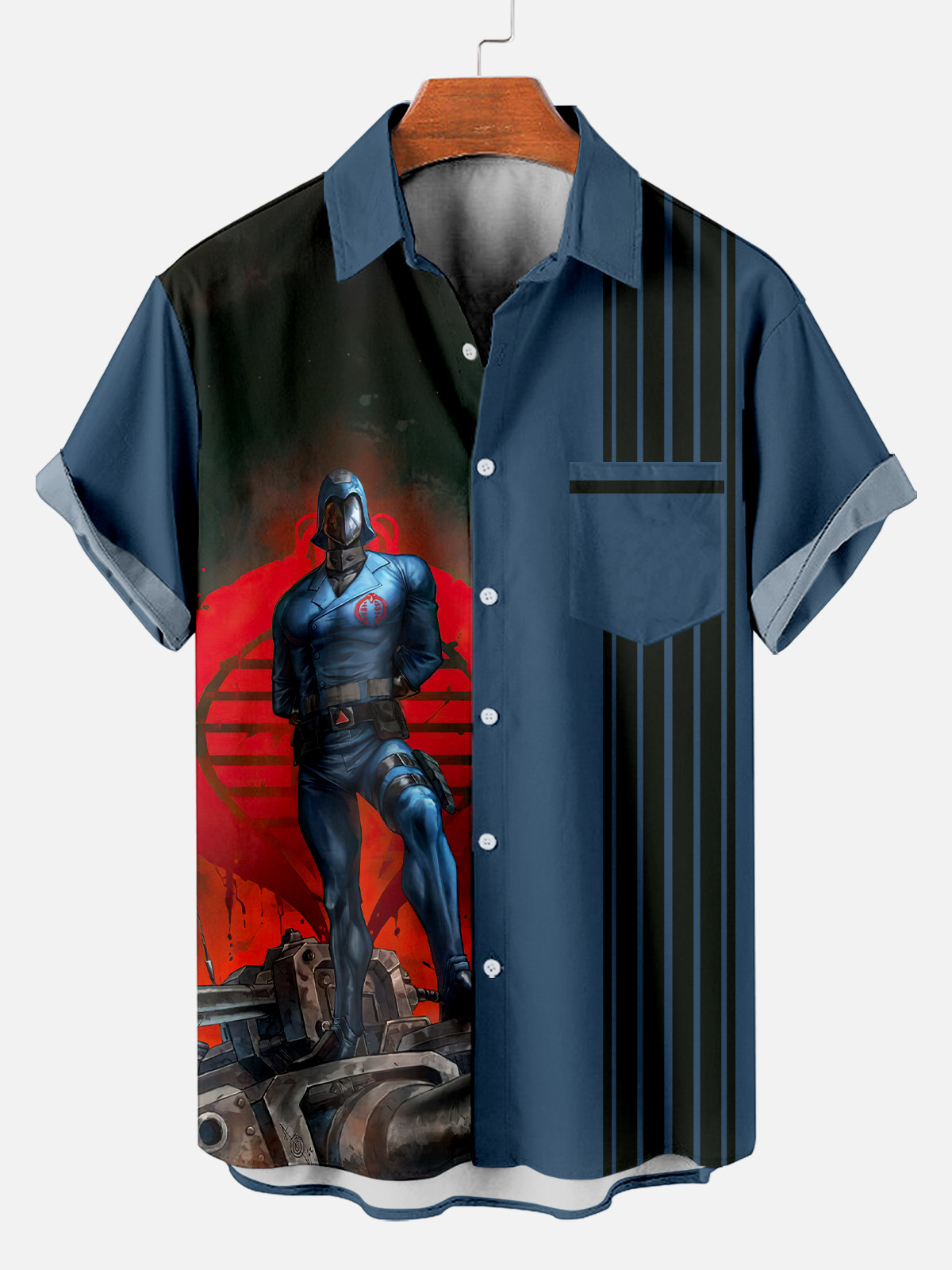 Men's Classic Character Graphic Short Sleeve Shirt