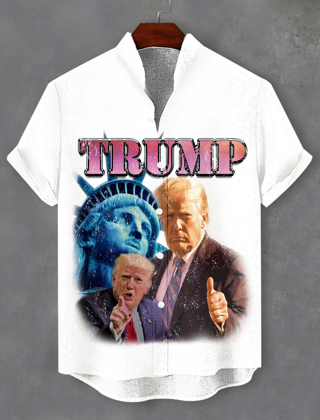 Men's Patriotic Short Sleeve Shirt