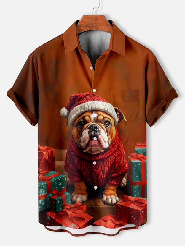 Men's Fun Cartoon Graphic Short Sleeve Shirt