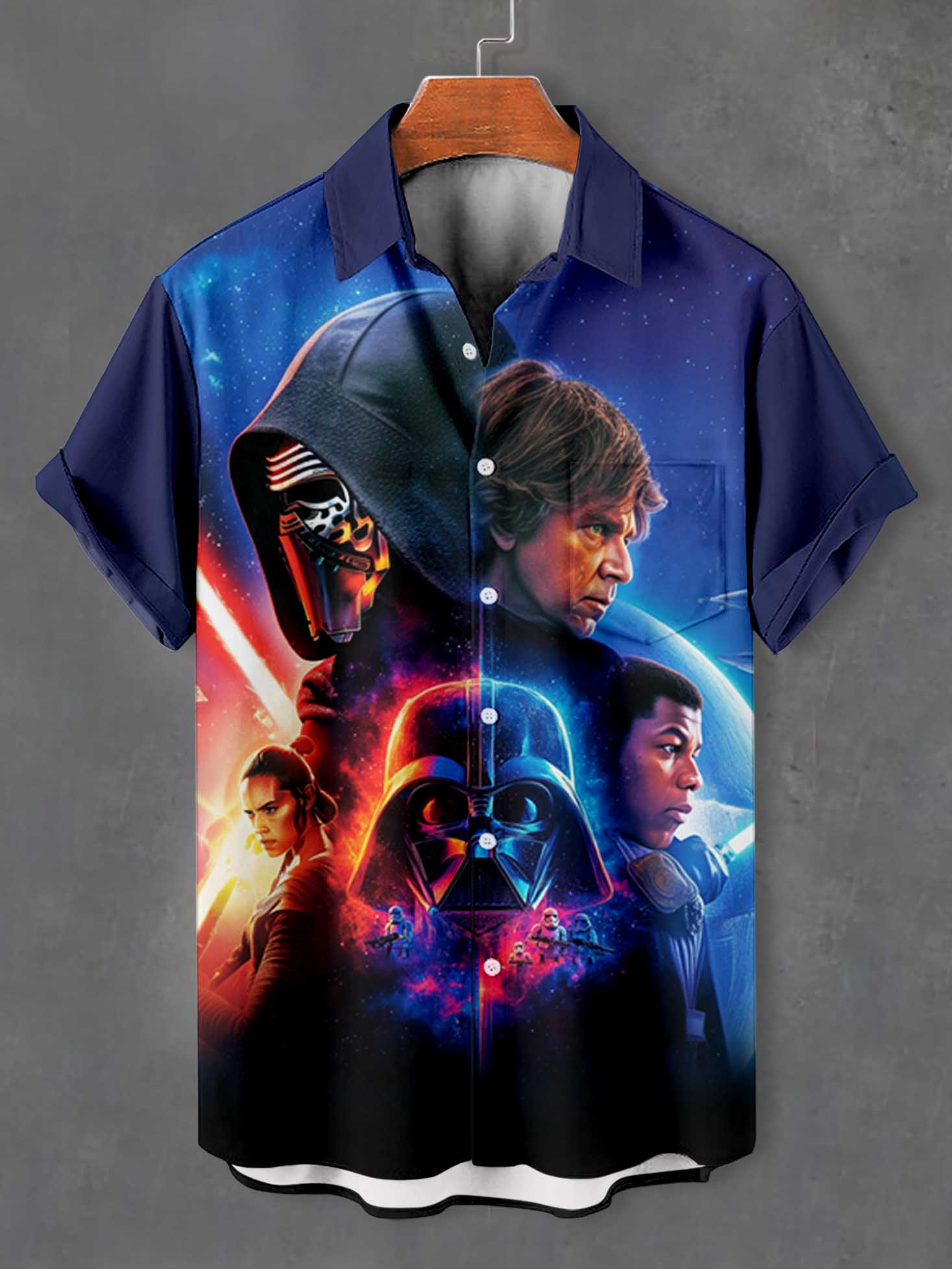 Men's Classic Movie Graphic Short Sleeve Shirt