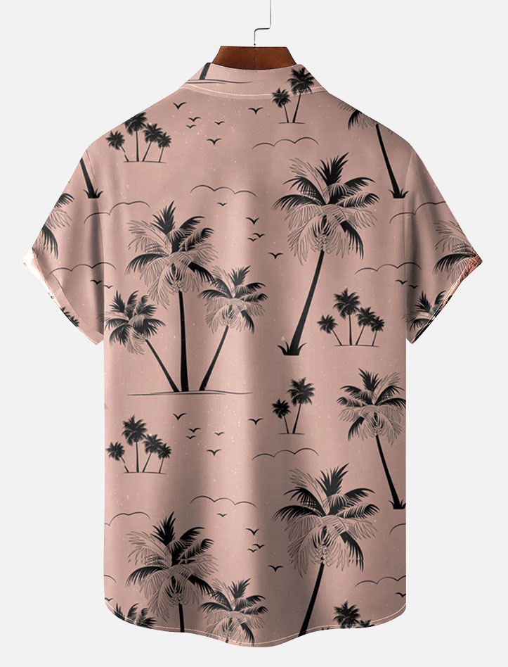 Men's Short Refreshing elegant hawaii Sleeve Shirt 