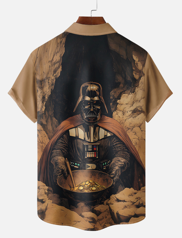 Men's Classic Movie Graphic Short Sleeve Shirt