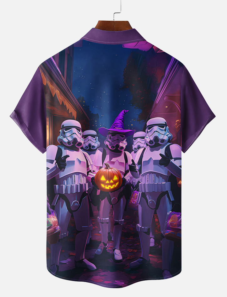 Men's Classic Movie Graphic Short Sleeve Shirt