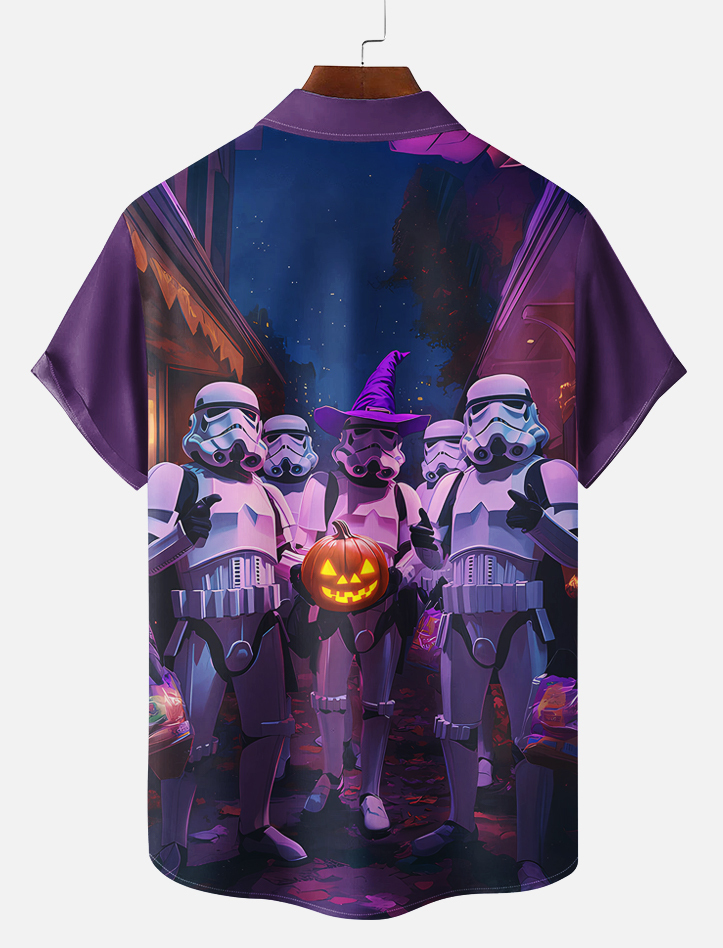 Men's Classic Movie Graphic Short Sleeve Shirt