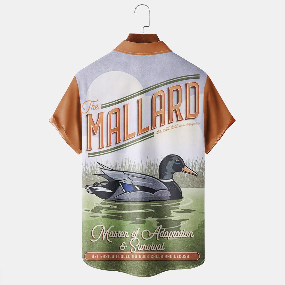 Vintage Magazine pattern short sleeved shirt