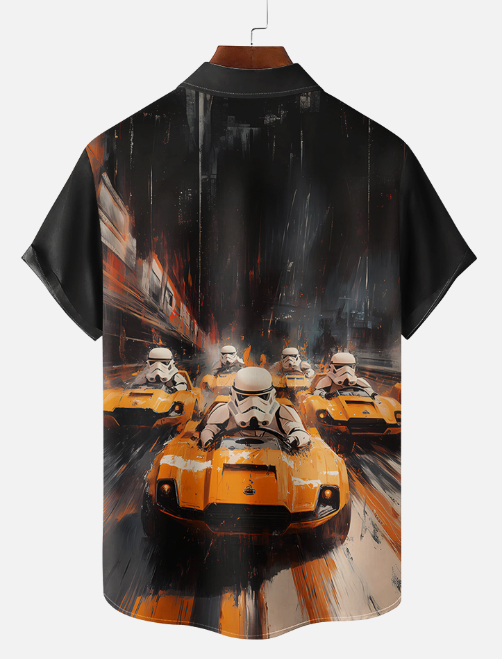 Men's Classic Movie Graphic Short Sleeve Shirt