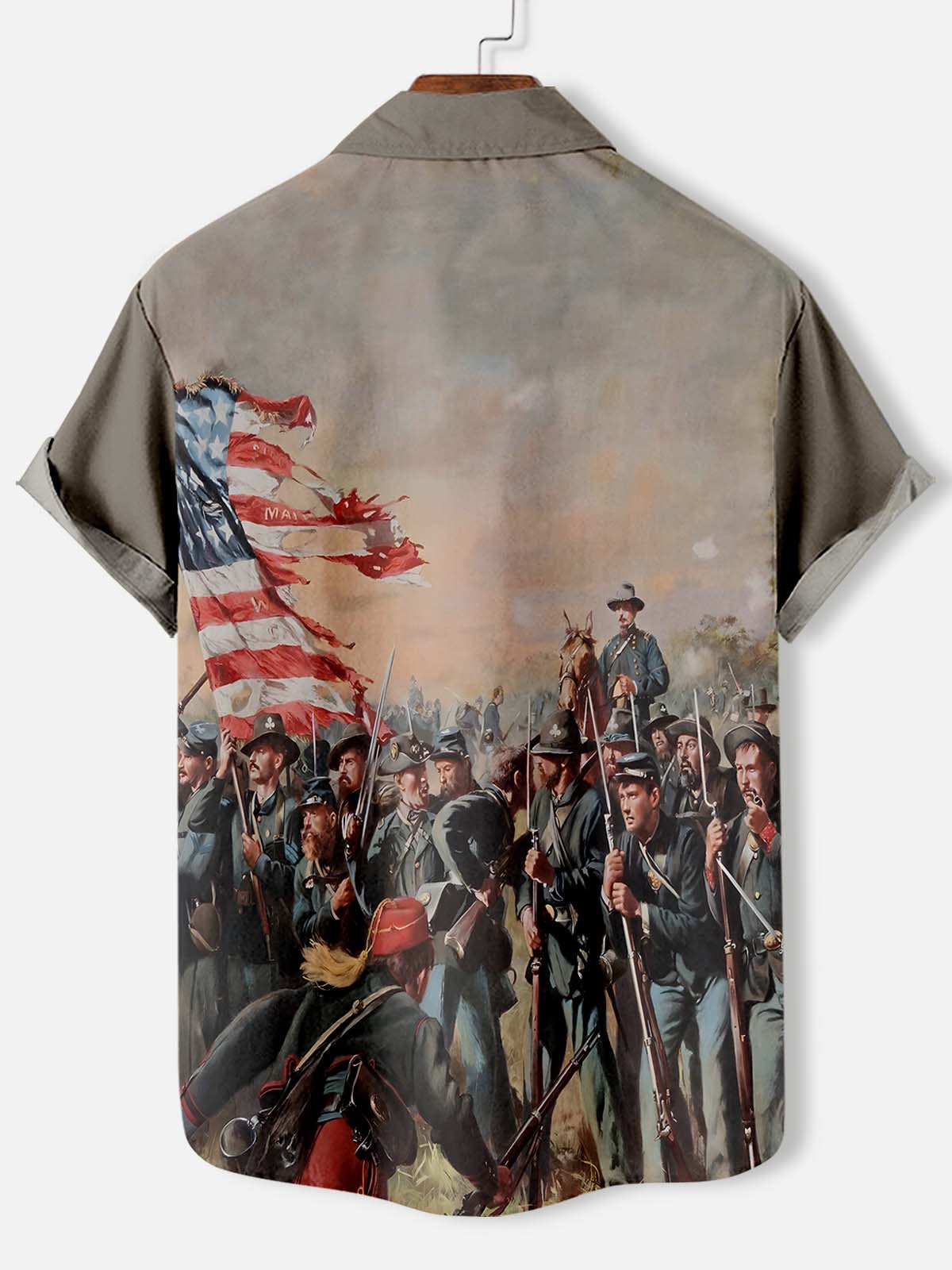 Men's Retro Graphic Short Sleeve Shirt