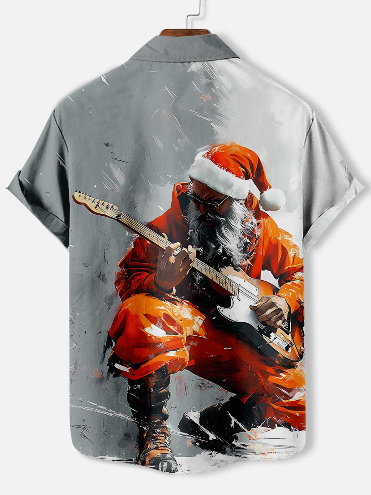 Men's Christmas Graphic Short Sleeve Shirt