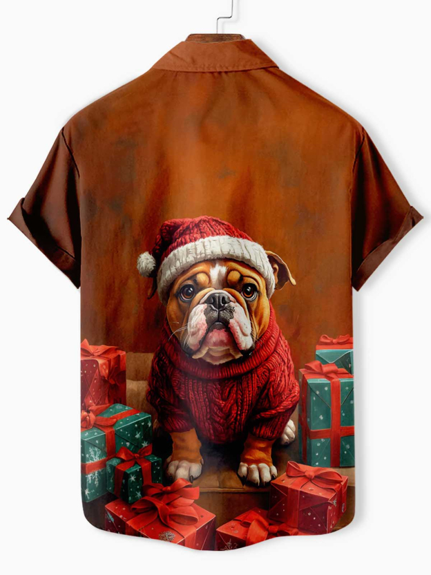 Men's Fun Animal Graphic Short Sleeve Shirt