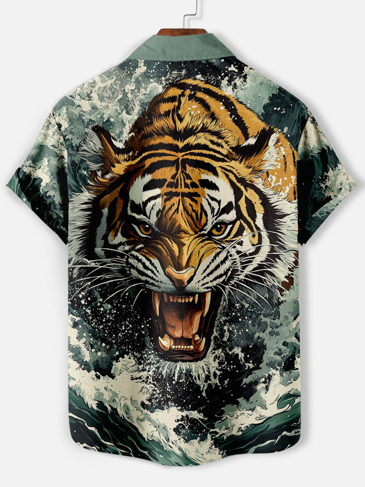 Men's Animal Graphic Short Sleeve Shirt