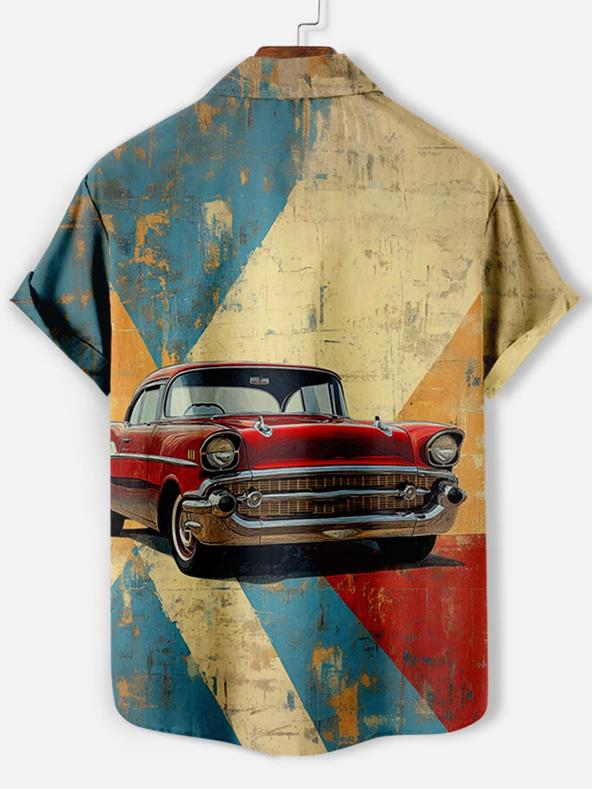 Men's Car Graphic Short Sleeve Shirt