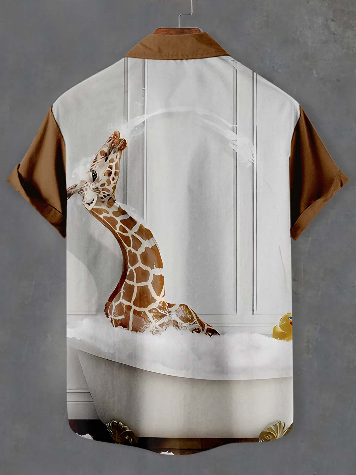 Men's Fun Animal Graphic Short Sleeve Shirt