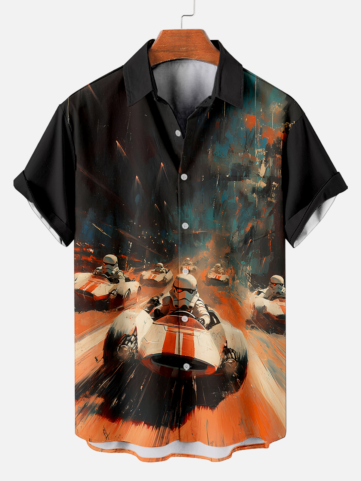 Men's Classic Movie Graphic Short Sleeve Shirt