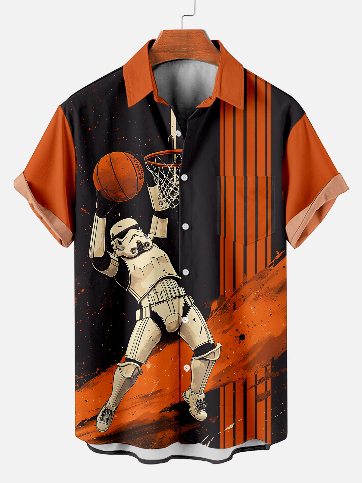 Men's Classic Movie Graphic Short Sleeve Shirt