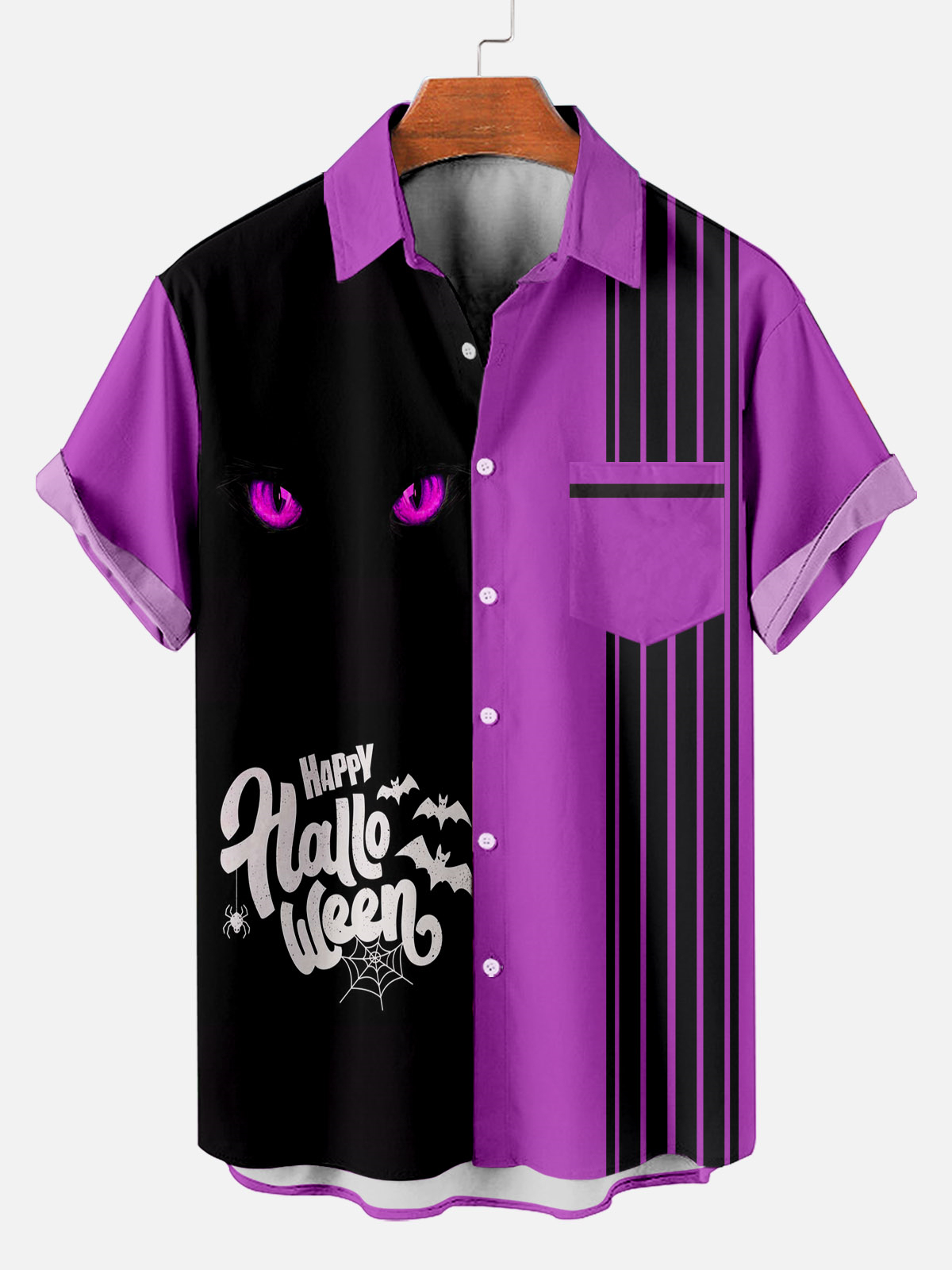 Men's Halloween Graphic Short Sleeve Shirt