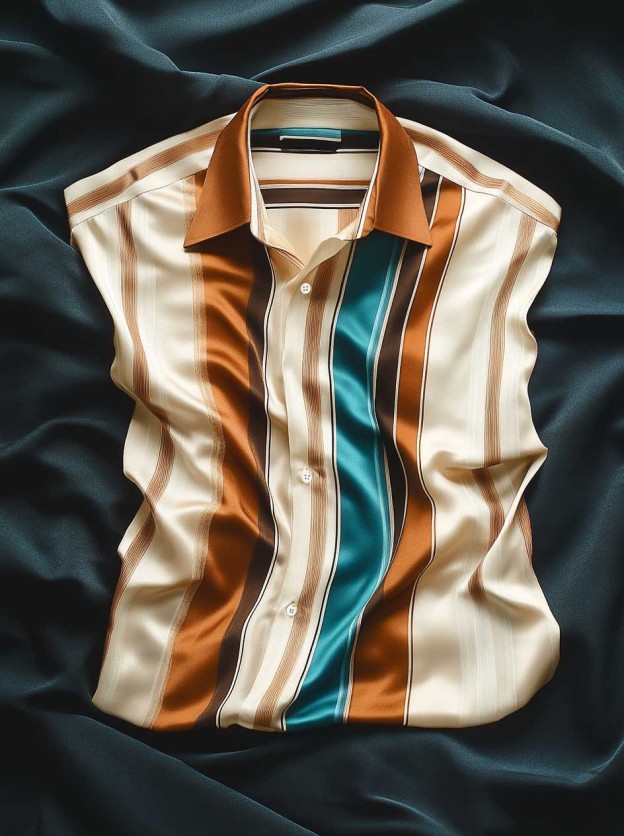 Men's Business Casual Button-Down Shirt