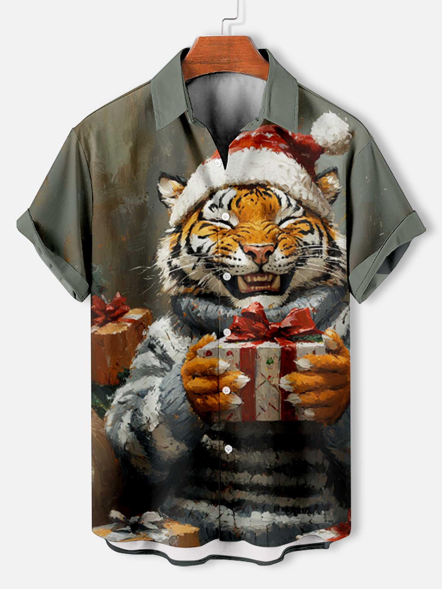 Men's Fun Cartoon Graphic Short Sleeve Shirt