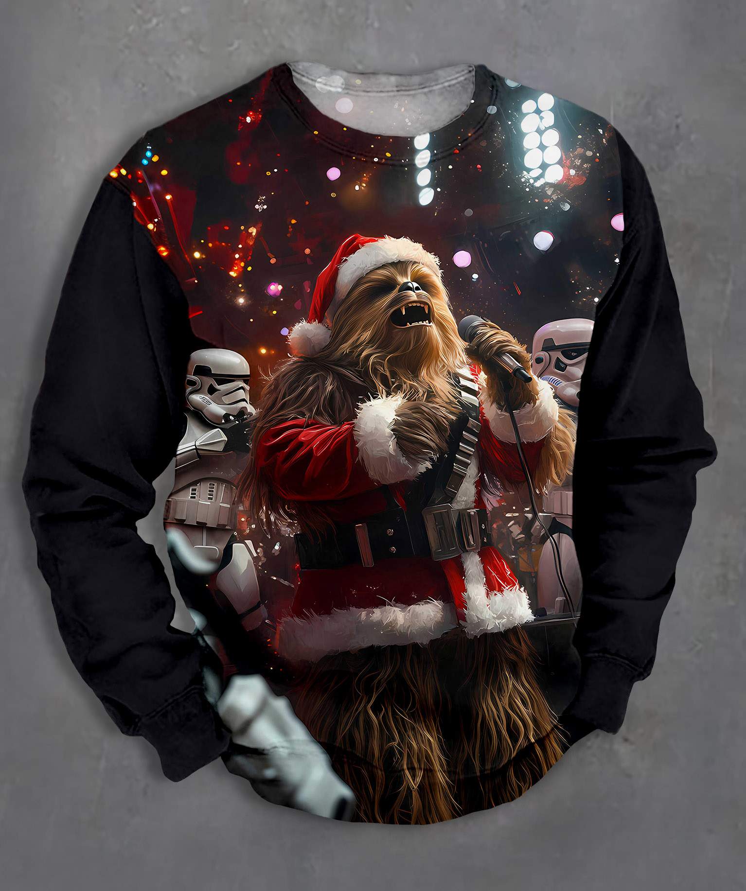 Men's Casual Classic Movie Graphic Long Sleeve Sweater