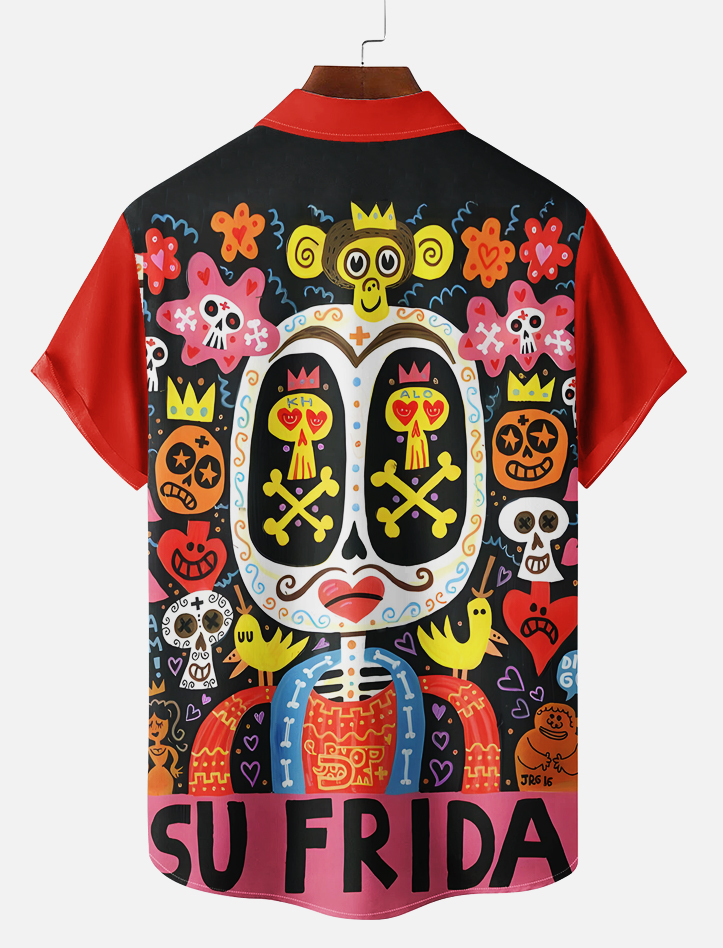 Men's Fun Illustrated Short Sleeve Shirt