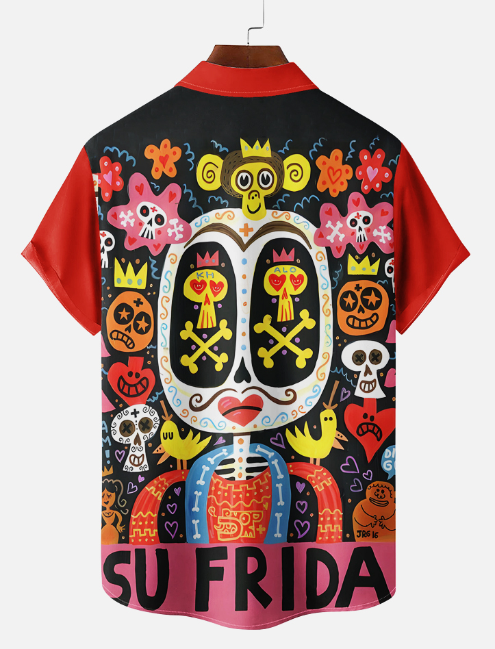 Men's Fun Illustrated Short Sleeve Shirt