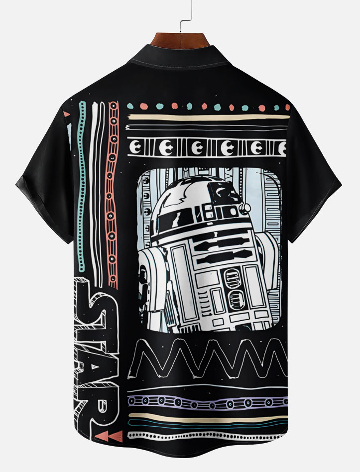 Men's Classic Movie Graphic Short Sleeve Shirt