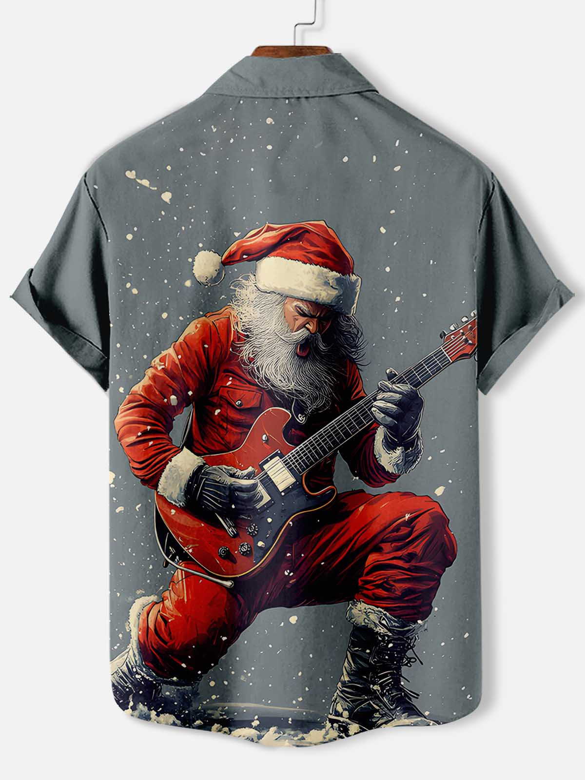 Men's Christmas Graphic Short Sleeve Shirt