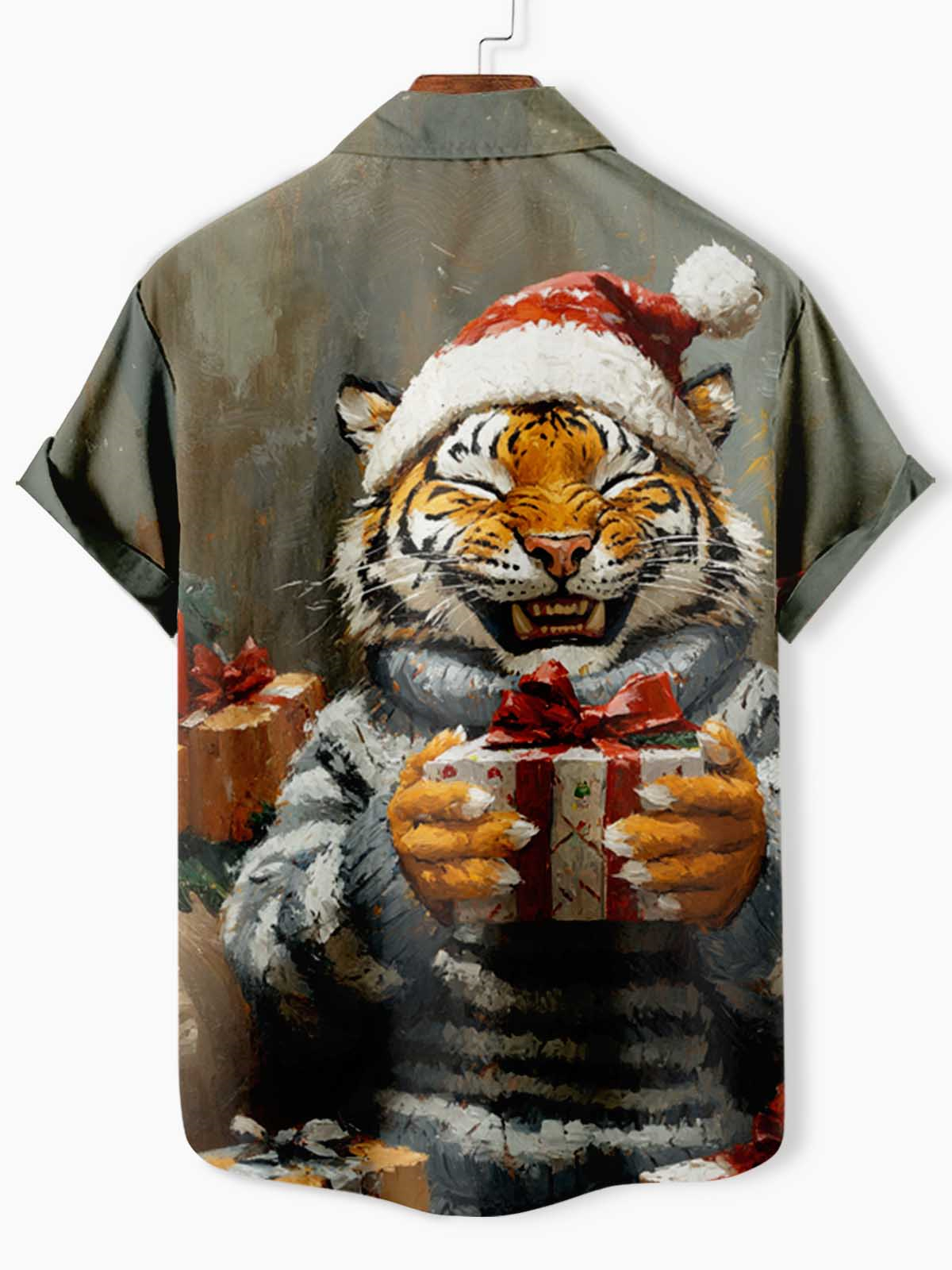 Men's Fun Animal Graphic Short Sleeve Shirt