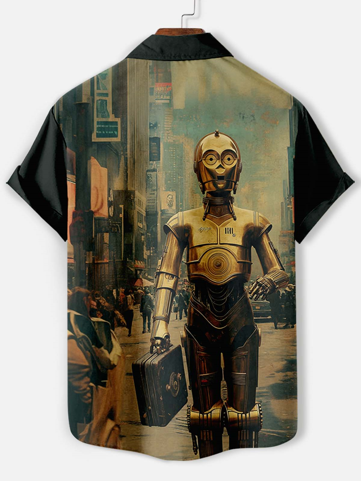 Men's Classic Movie Graphic Short Sleeve Shirt