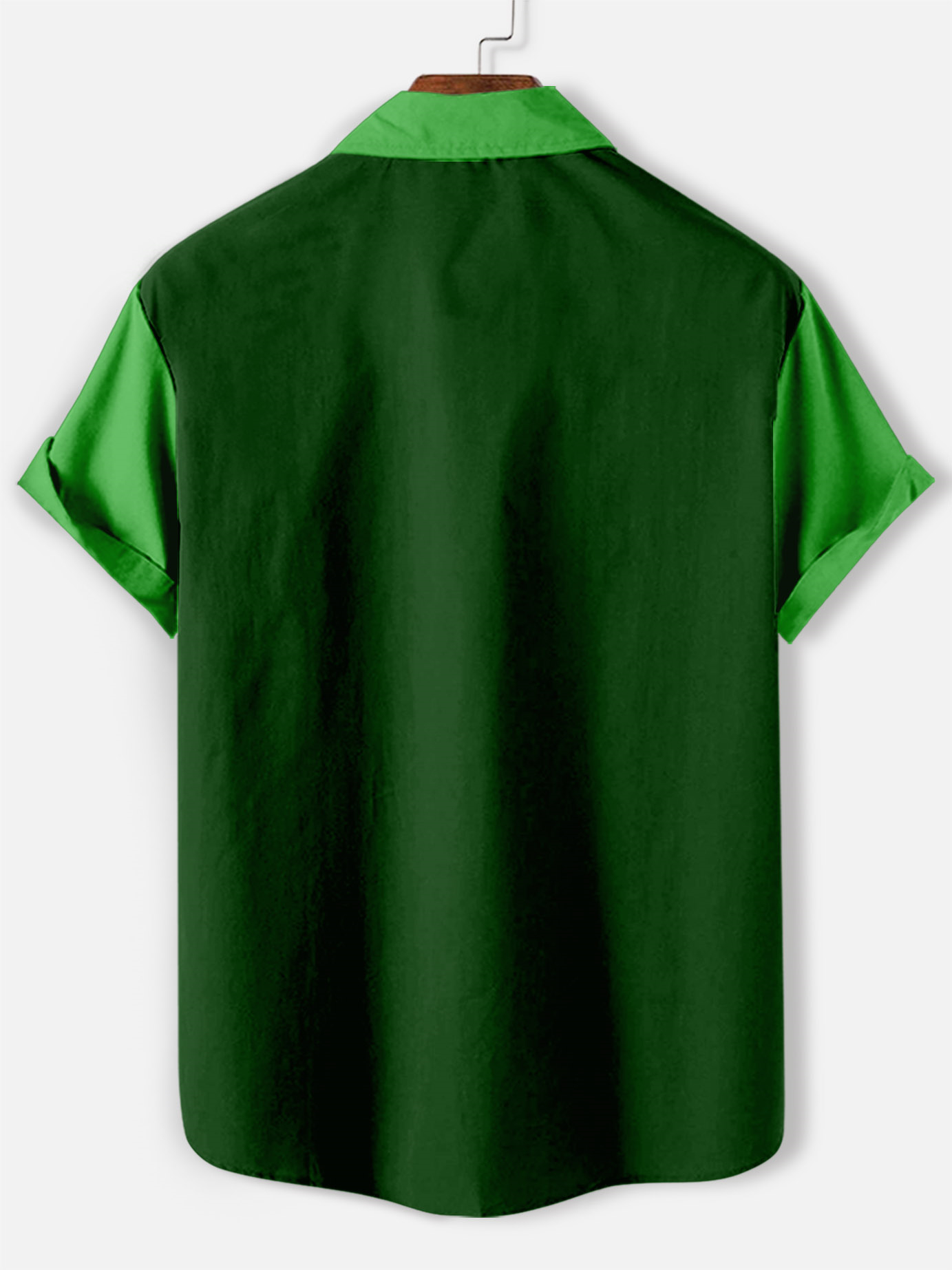 Men's Casual St. Patrick's Day Graphic Short Sleeve Shirt