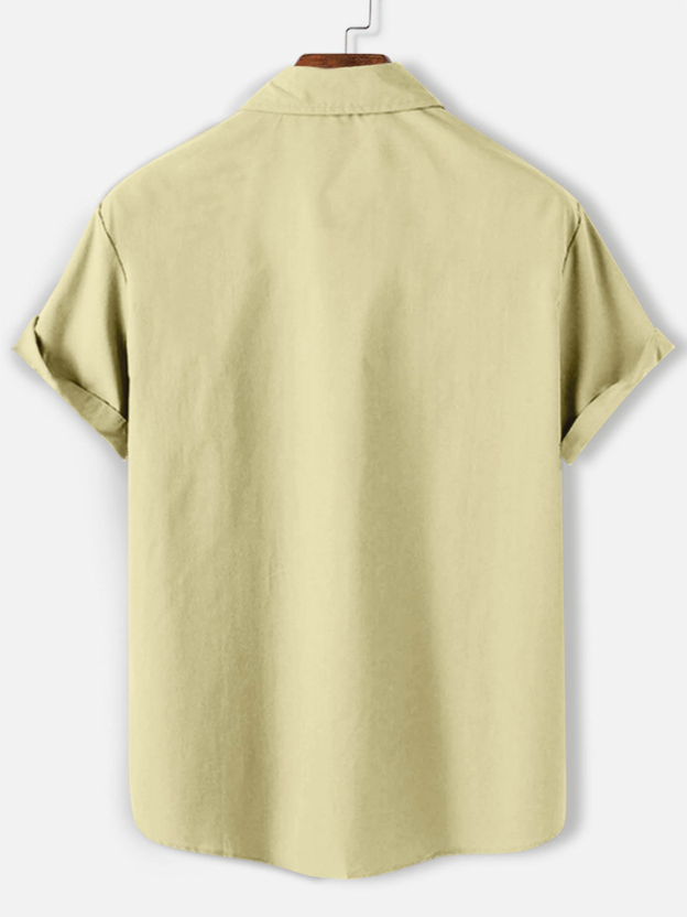 Men's Cartoon Art Graphic Short Sleeve Shirt