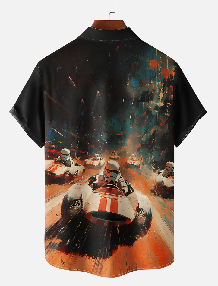 Men's Classic Movie Graphic Short Sleeve Shirt