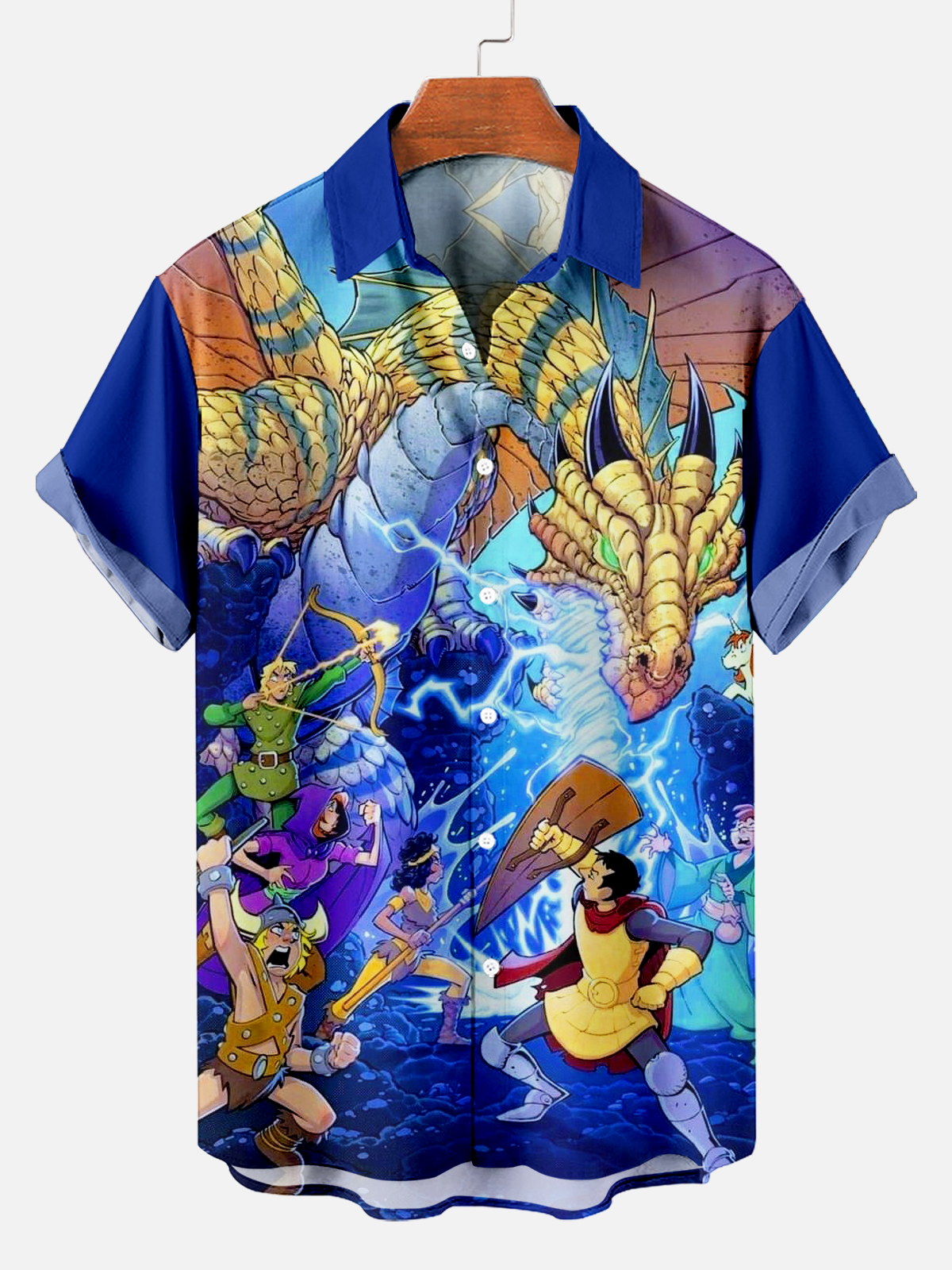 Classic Retro Cartoon Short Sleeve Shirt