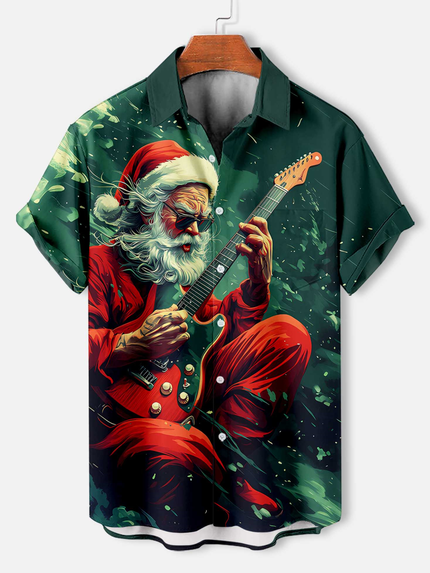 Men's Christmas Graphic Short Sleeve Shirt