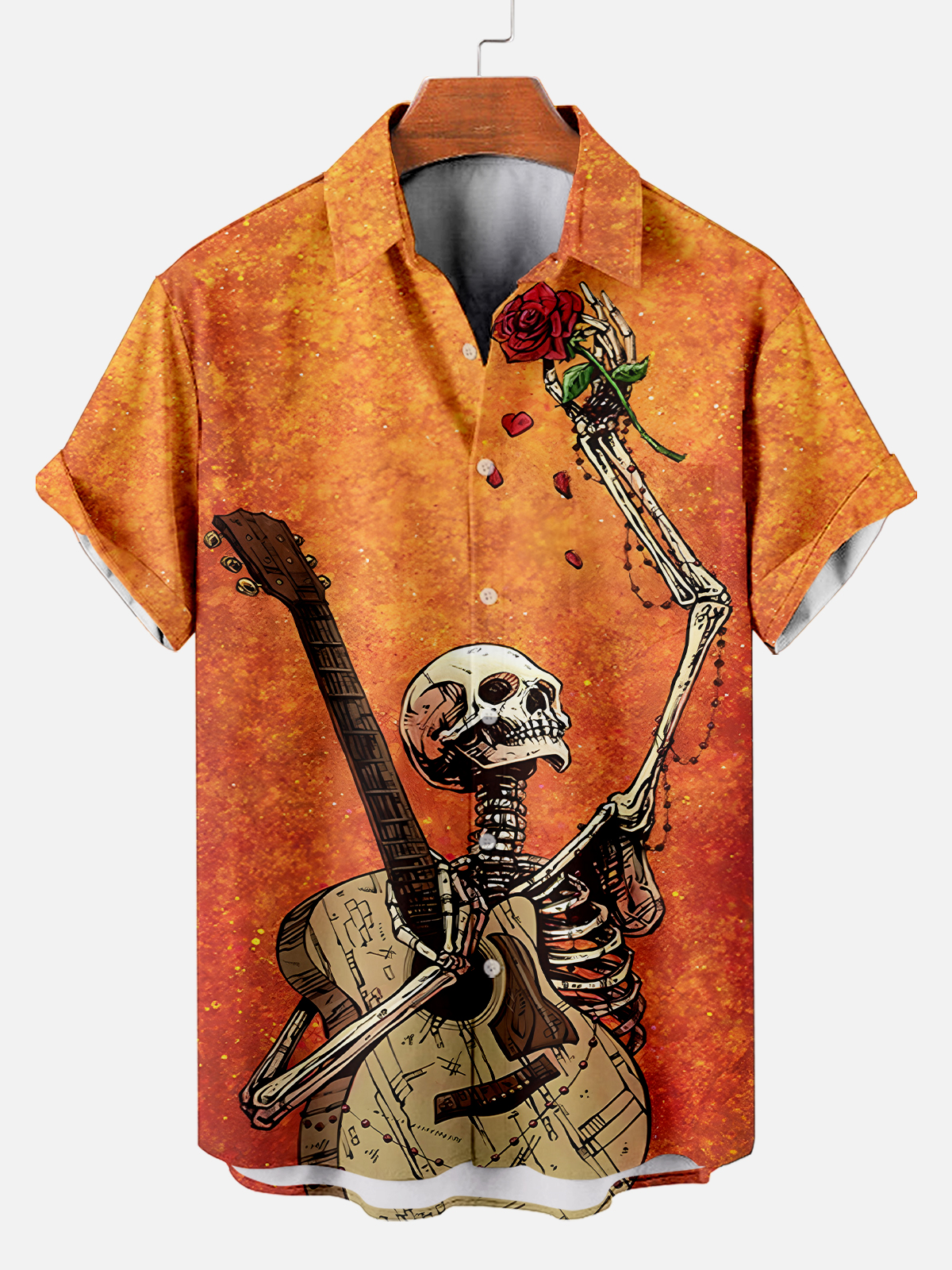 Men's Day of the Dead Graphic Short Sleeve Shirt