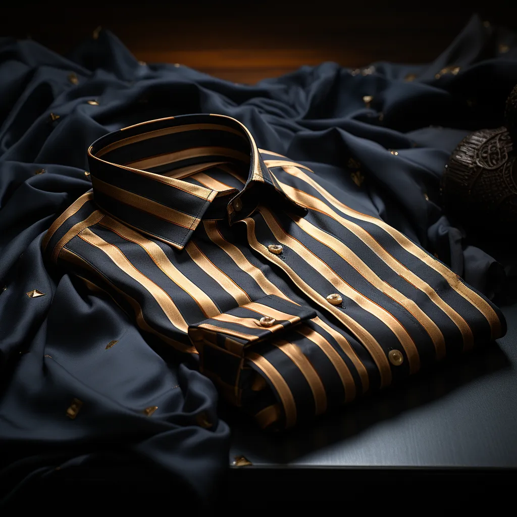 Men's Business Casual Button-Down Shirt