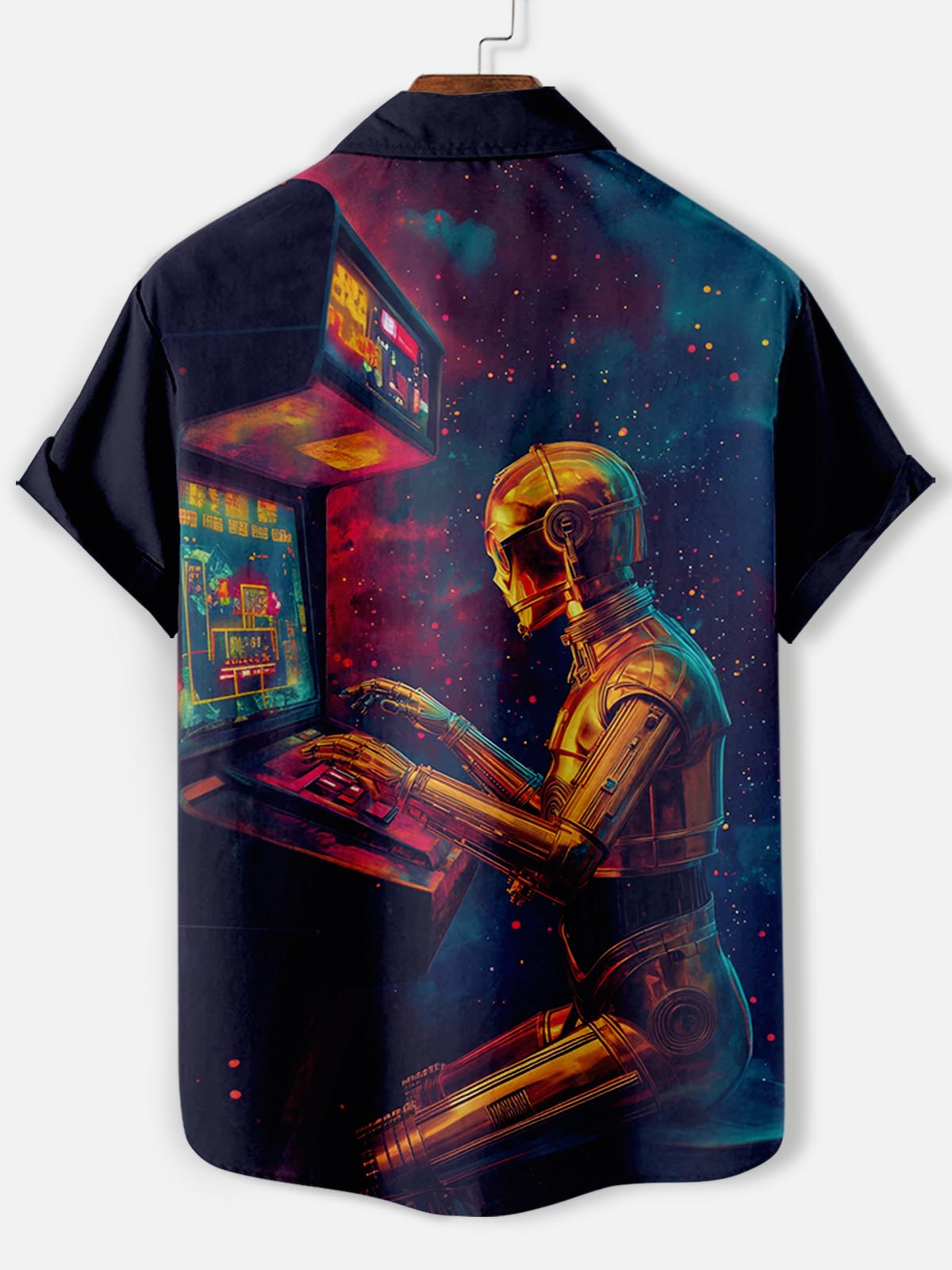 Men's Classic Movie Graphic Short Sleeve Shirt