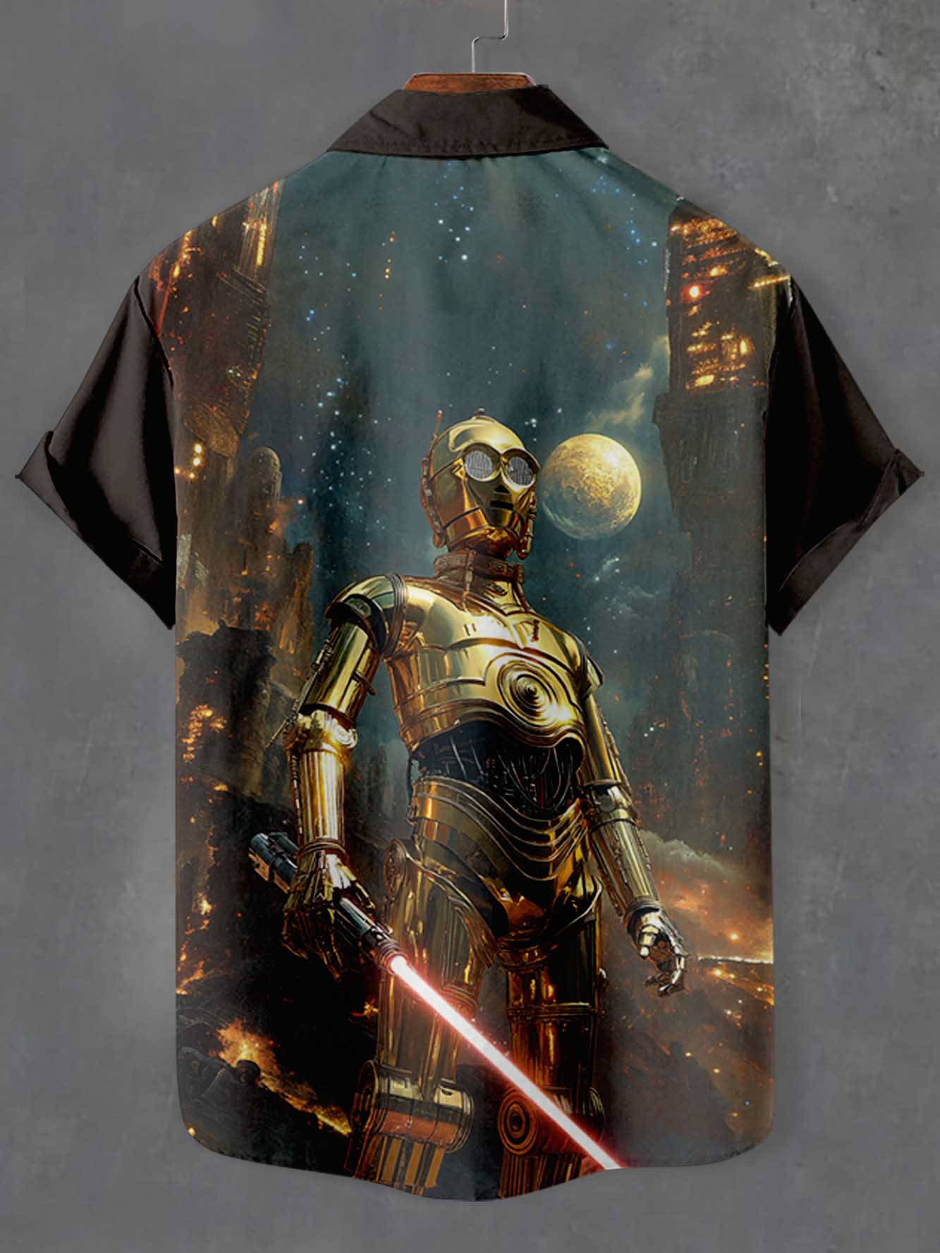 Men's Classic Movie Graphic Short Sleeve Shirt