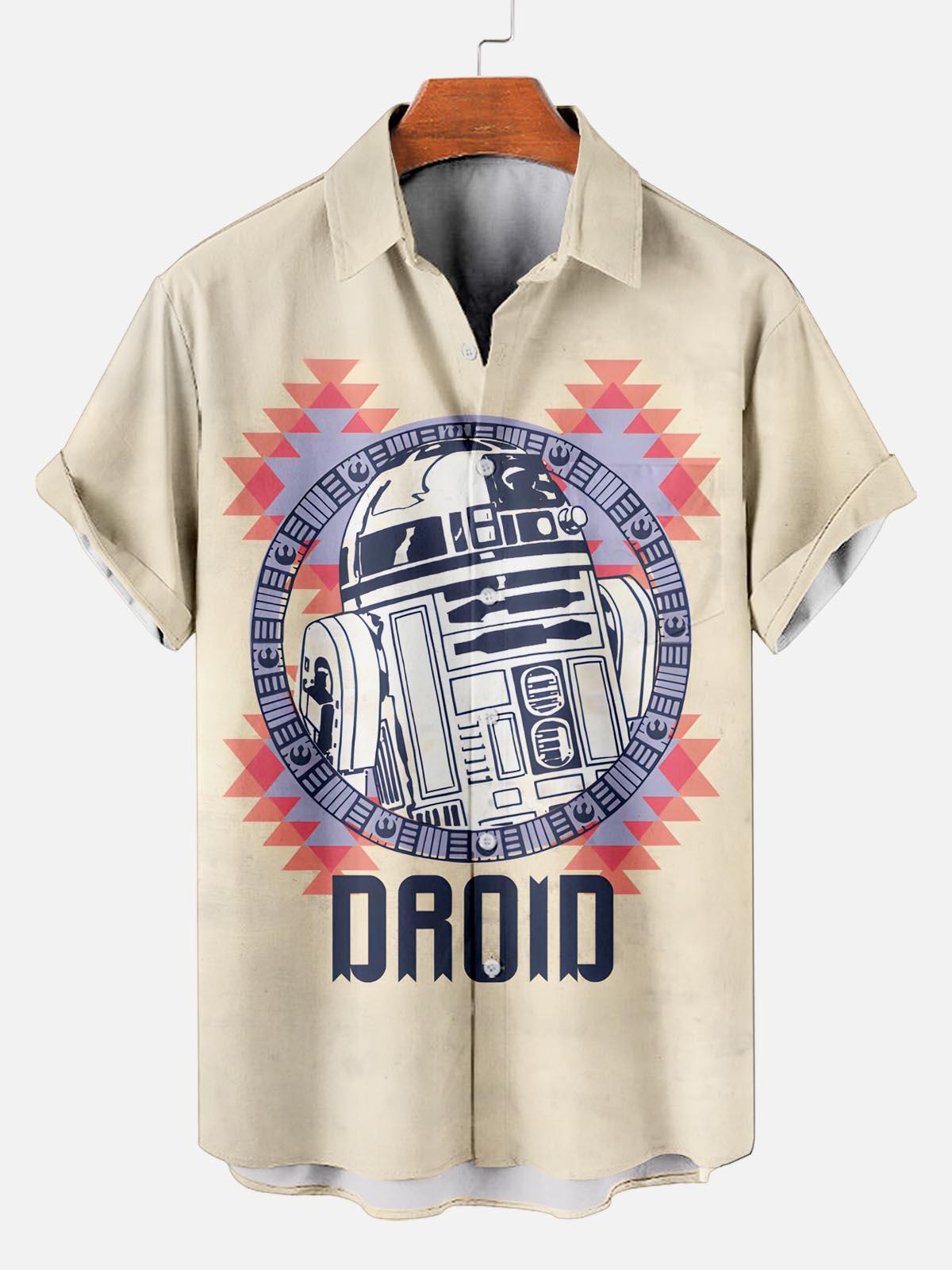 Men's Classic Movie Graphic Short Sleeve Shirt