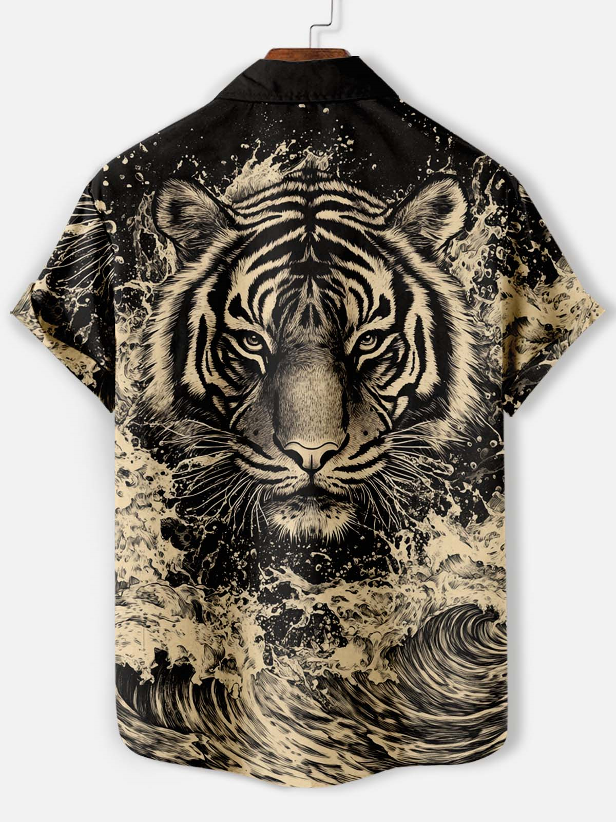 Men's Animal Graphic Short Sleeve Shirt