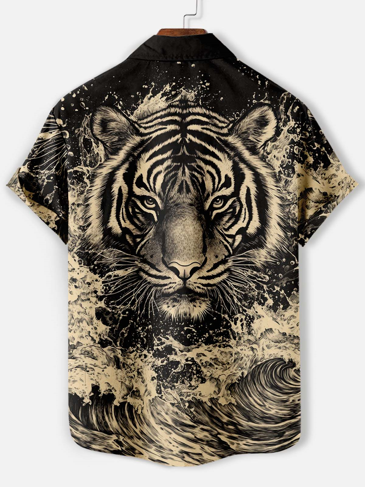 Men's Animal Graphic Short Sleeve Shirt
